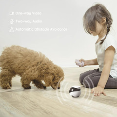SE Familybot Home Camera Robot: 1080P Movable Pet Camera Indoor, Battery-Operate