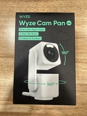 Wyze Cam Pan v4 4K UHD Indoor/Outdoor Plug-In Pan & Tilt Security Camera