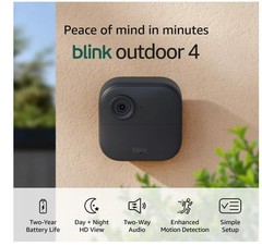 Blink Outdoor 4 Wireless Camera Security System & Blink Video Doorbell BUNDLE