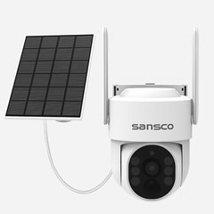 2pcs 4MP Wireless Solar Camera IP PTZ WiFi Audio for CCTV Security System
