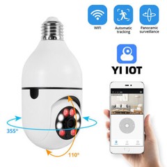 1080P HD E27 Light Bulb IP Camera 5G Wi-Fi IR Night Smart Home Wireless Security
