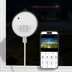2K Smart Easy-To-Install Weather-Resistant Night-Vision Durable 2K Window Camera