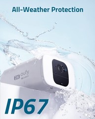 eufy Spotlight SoloCam S40 4pc 2K Outdoor Wireless Security Battery Camera Wi-Fi