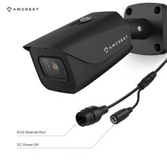 Amcrest 8MP UltraHD Outdoor POE Bullet Camera IP8M-2496EW-40MM(1-Year Warranty)