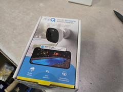 SEALED Chamberlain myQ Smart Outdoor Wired Security Camera 1080p – White