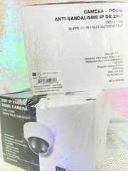 Lot Of 2 WBOX 2MP HD VANDAL DOME CAMERAS 1920×1080 30FPS TRUE DAY/NIGHT