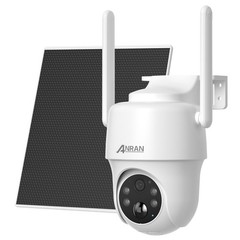 ANRAN 2K 4G LTE Cellular Solar Security Camera Wireless Outdoor Home 2 Way Audio