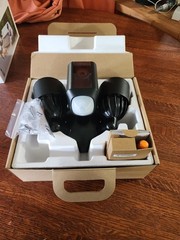New Ring Floodlight Cam Wired Plus Outdoor Camera Black
