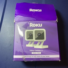 Roku Smart Home Indoor Camera SE (2-Pack) Connected – Wired Security PARTS ONLY