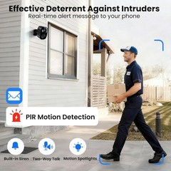 2026 Enhanced 2K UHD Security Cameras Wireless Outdoor – Free Cloud & SD Stor…