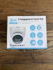 Amcrest UltraHD 5MP Turret PoE Outdoor Security IP Camera IP5M-T1179EW