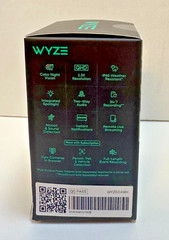 Wyze Cam v4 WYZEC4 2.5K Color Night Vision Indoor/Outdoor Wired Security Camera