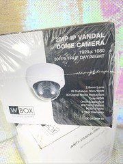 Lot Of 2 WBOX 2MP HD VANDAL DOME CAMERAS 1920×1080 30FPS TRUE DAY/NIGHT
