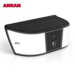 ANRAN 3MP Security Camera Solar Outdoor 100%Wireless 2K Full Color Night Vision