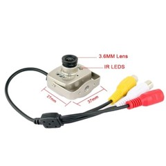 Mini 6LED CMOS 420TVL 800TVL 3.6MM Audio Video Wired Security CCTV Camera