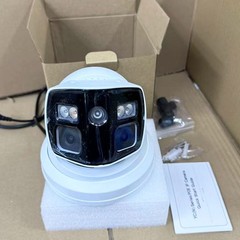 VIKYLIN Color+IR 180°VIEW POE 8MP 4K IP Camera Strobe light Audio Alarm CCTV US