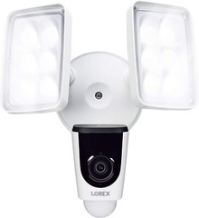 Lorex V261LCD-E 1080p Outdoor Wi-Fi Floodlight Camera with Night Vision – White
