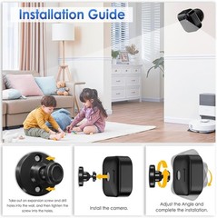 3 Pack Blink Outdoor Camera Wall Mount Bracket for Blink Outdoor 4th Gen Blin