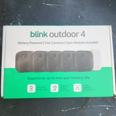Blink Outdoor 4 – 5 Camera Security System w/ Sync Module – Brand New -FREE Ship