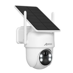 ANRAN 5MP Solar Battery Powered Security Cameras Outdoor Wireless WIFI Free APP
