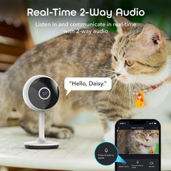 Geeni Vivid 3 Pack 1080p HD Smart Wi-Fi Security Camera System w Voice Control