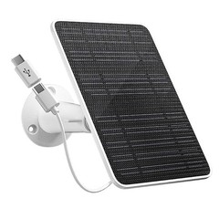 10W Waterproof 5V USB C Micro USB Wireless Security Camera Solar Panel Charger