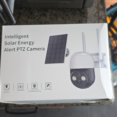 PTZ IP/Network Wi-Fi Solar/Battery Outdoor Camera, PIR + Full Color Night Vision