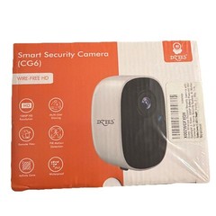 Dzees CG6 White Black Waterproof 1080p HD Wire Free Smart Security Camera NEW