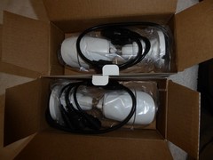 Lot of 2 Wansview W4 Wireless 1080p WiFi Home Outdoor Security Camera White NEW!