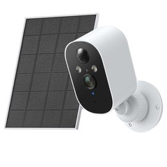 1080P Wireless Security Battery Camera WiFi Solar Powered Camera LED Color Night