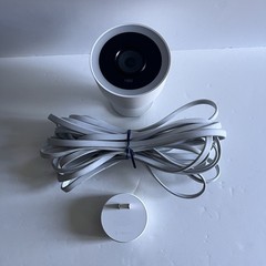 Nest Labs Cam IQ A0055 White Outdoor or Indoor Smart Wi-Fi With Power Supply