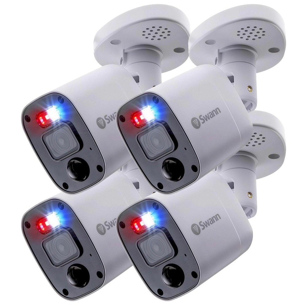 Swann 4K Add-On DVR Bullet Security Camera System 4pcs/lot