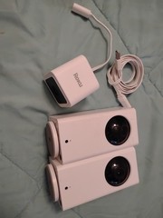 Set of 2 Roku Indoor Camera 360 SE 1080p+1 Smaller Smart Security Cameras