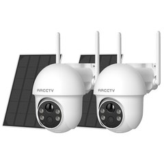 Solar Camera 4MP Wireless Outdoor Solar Battery Security Camera WiFi Smart Home