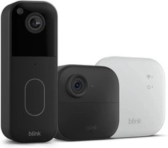 Blink Video Doorbell + Outdoor 4 Camera + Sync Module 2 Security Bundle