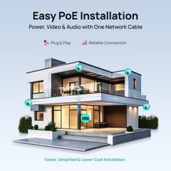 Vikylin 4K 8MP Security IP Camera Full Color POE w/ MIC CCTV Outdoor IP67 NDAA
