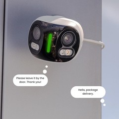 Lorex 4K 8MP IP Wired Dual-Lens Add-On Outdoor Security Camera Smart Security