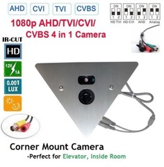 4 in 1 HD 2.4MP Corner Mount Elevator CCTV Camera (HD-CVI /TVI /AHD /Analog)