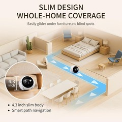 Pet Camera Robot Companion Monitor Movable Home Security 1080P