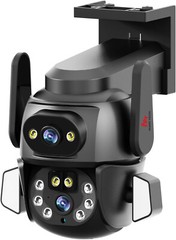 WiFi Camera 3 MP HD Dual-Lens 360° View Camera 24/7 Recording Motion Detection