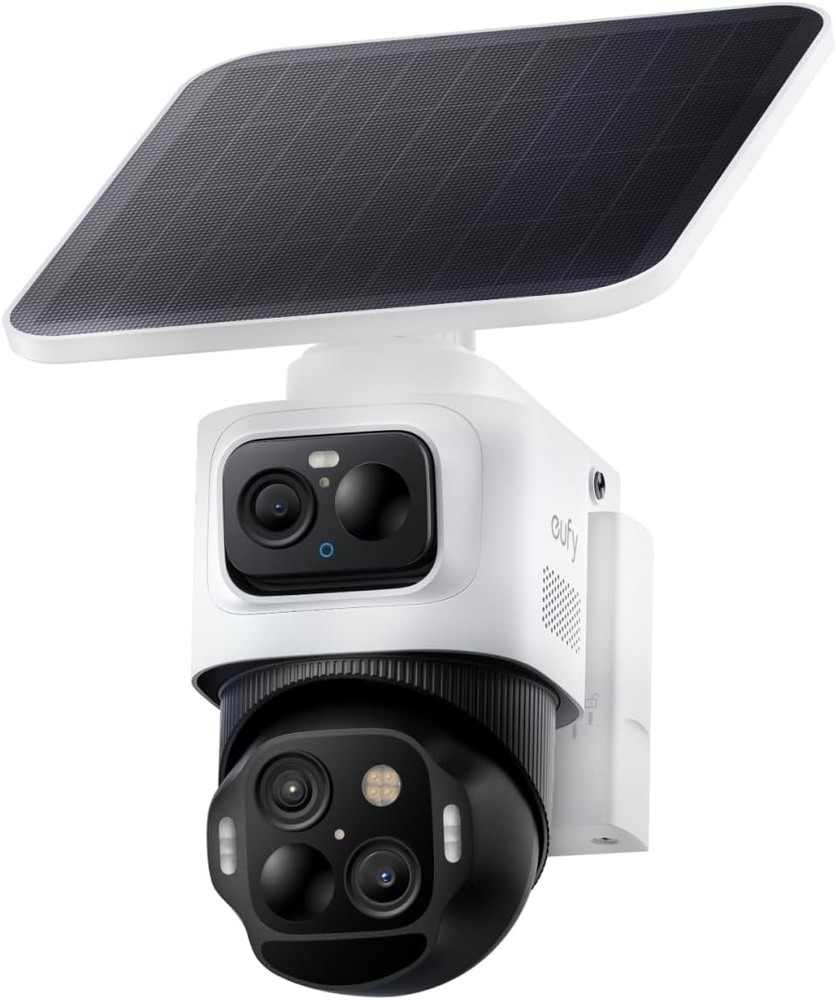 eufy eufyCam S4 Security Solar Camera Wireless Outdoor 4K UHD Color 360 Pan/Tilt
