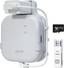256GB Micro SD Card & Outlet Wall Mount for Blink Sync Module XR with Short C…