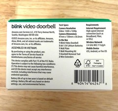 Blink Outdoor 4 Wireless Camera Security System & Blink Video Doorbell BUNDLE