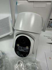 SEHMUA Solar Wireless Security Camera, Outdoor 2K 360° View RBX-S44, White
