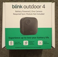 Blink Outdoor 4 (4th Gen) Wire-Free Smart Security Add On Camera HD 2-Way Audio