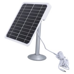 Camera Solar Panel 20w 5V IP68 Waterproof High Efficiency Camera Monocrystalline