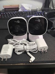 2x MyQ Smart Garage Cam2 HD wifi camera SGC2WCH