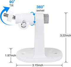 Adhesive Security Camera Mount for Eufy Indoor Cam E30/C210/C220/E220, Adjust…