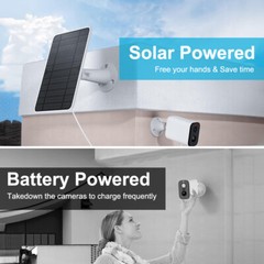 1-4Pcs Solar Panel Charger for Arlo Ultra/Ultra2/Pro 3/Pro 4 Security Camera USA