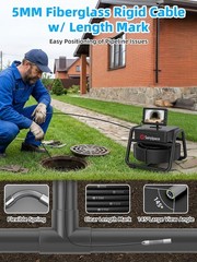 Pipe Inspection Camera 5 IPS HD 32GB DVR Waterproof